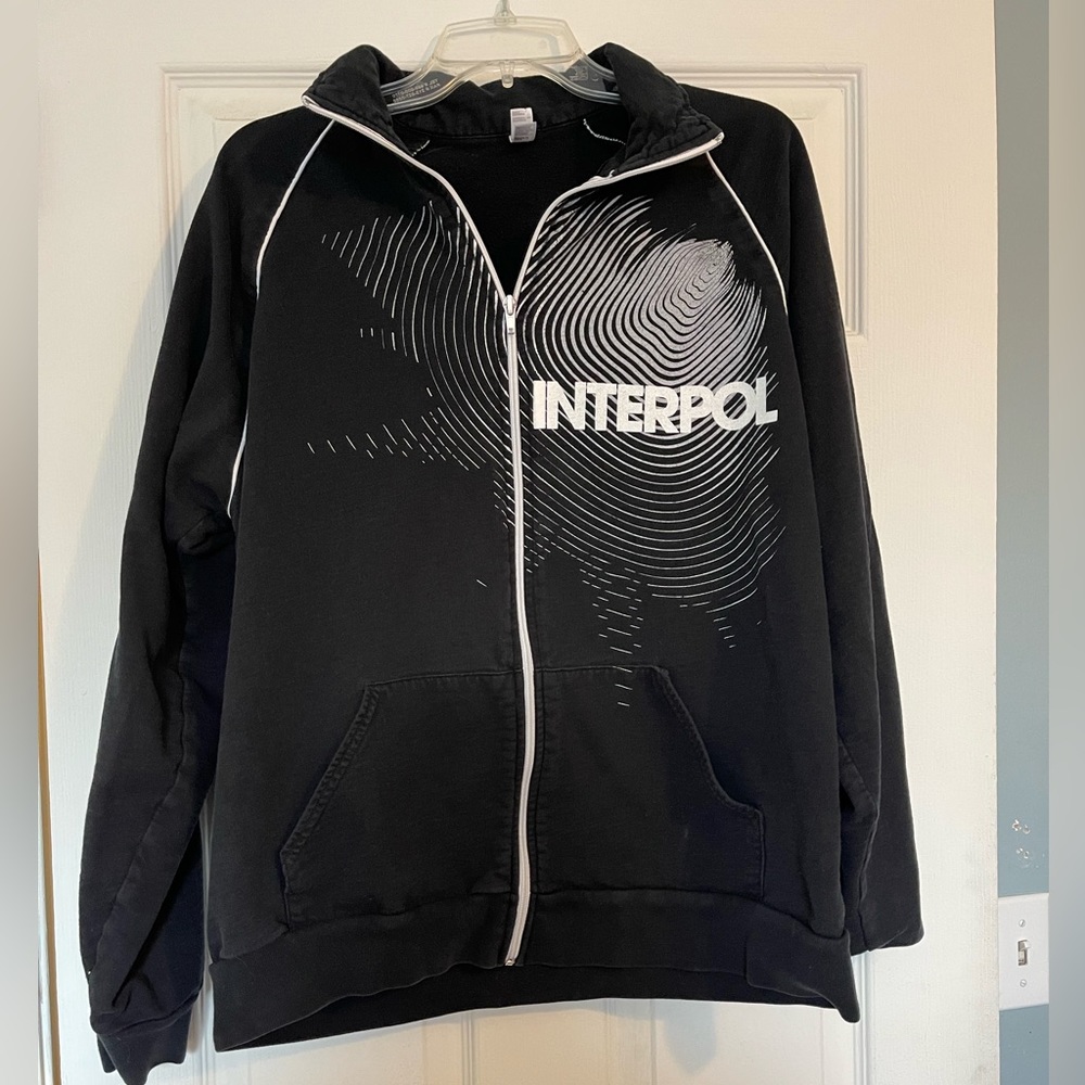 Vintage Interpol Zip-up Sweatshirt
